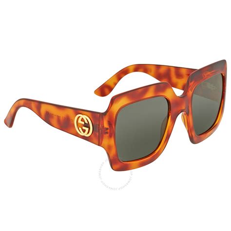 brown gucci glasses|Gucci brown square ladies sunglasses.